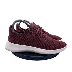 Allbirds Womens Tree Runners Burgandy Running Shoes Sneakers Size 8